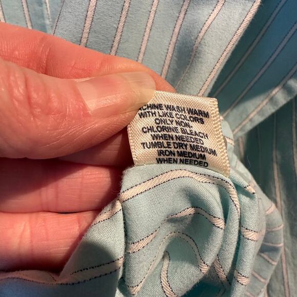 Bass & Co Size Medium Ladies Blouse Office Work Professional Masc - Picture 5 of 7